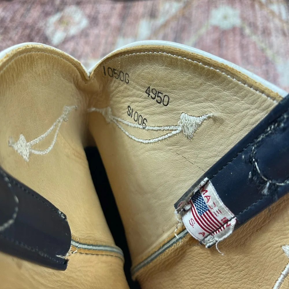 Anderson Bean Two-Tone Tan & Black Western Boots